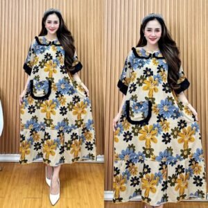 Daster Fuji  Model Krisan Busui Rayon Super