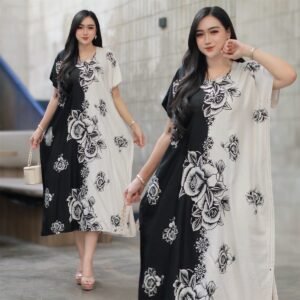 Daster Lowo Monocrom Busui Rayon Super