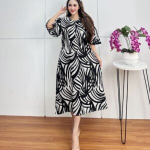 Daster Putihan EVZ LD 120 Busui Rayon Super