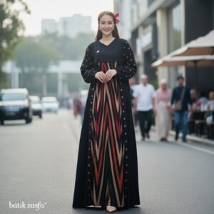 Gamis Cap Jumbo Jamila Rayon Super LD 120 PB 135 Busui