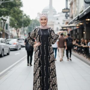 Gamis Cap Alya Rayon Super LD 115 PB 138 Busui