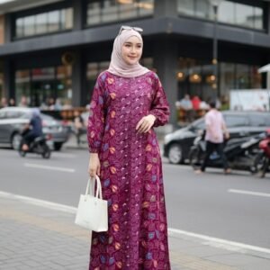 Gamis Cap Azima Rayon Super LD 115 PB 138 Busui