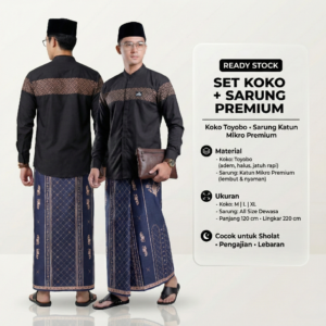 Set Sarko Motif Songket