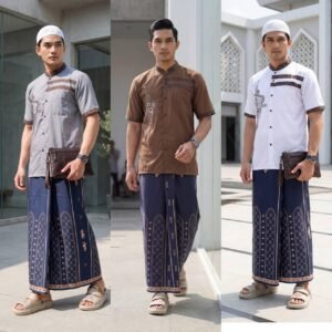 Set Sarko Bordir Pendek