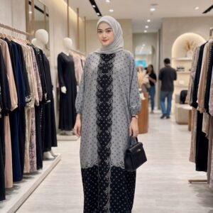 Kaftan Rifda Jumbo Rayon Super LD 160 PB 140 Busui