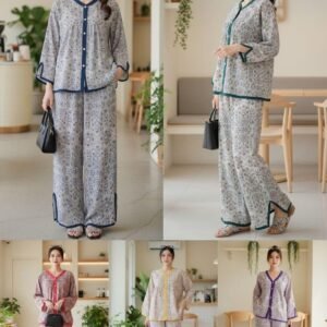 One Set Kulot Etnik LD 110 Rayon Super
