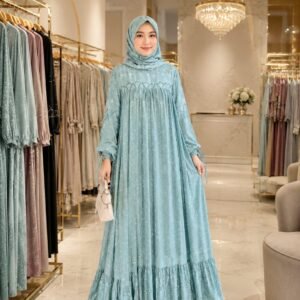 Gamis Set Hijab ZEEYA LD 120 Rayon Premium