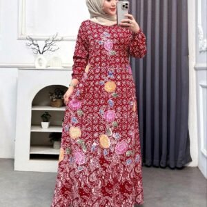 Gamis Cap Warna LD 110 dan Ld 115
