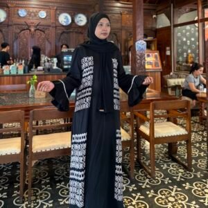 Abaya Premium Rayon Twill Ld 110 dan 120 Pb 140